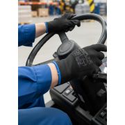 Перчатки ProfLineSpecialist нейлоновые с ПУ-покрытием, черный
