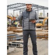 Жилет утепленный ProfLineLeader (тк.Нейлон/Софтшел), серый