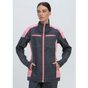 Куртка женская ProfLineSpecialist (тк.Смесовая,240), серый/розовый