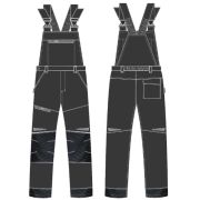 Полукомбинезон ProfLineSpecialist (тк.Смесовая,240), черный