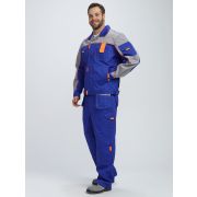 Костюм Союз-Профессионал-1 CH МВО (тк.Смесовая,240) брюки, васильковый/св.серый/оранжевый