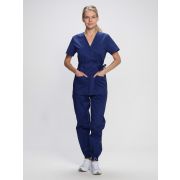 Костюм женский Сити-001 (тк.Смесовая,145) MedLine, т.синий