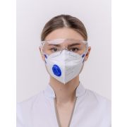 Респиратор складной DSK 5501 НК с клапаном, FFP2