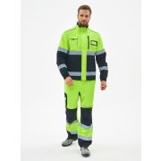 Костюм сигнальный PROFLINE Specialist-1 МВО (тк.Смесовая,240) брюки, желтый/черный
